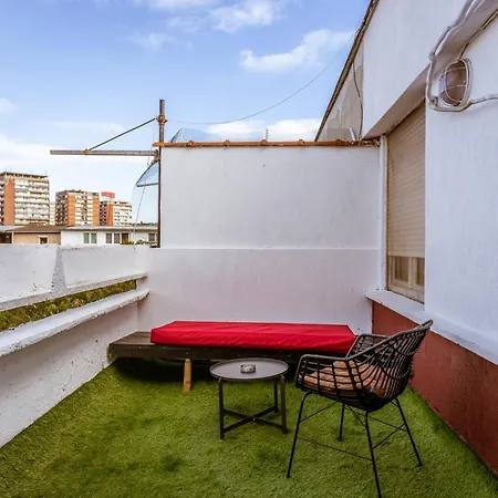Apartment Spacious Loft With One Bedroom And A Big Terrace *